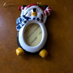 5 for $25 Photo Frame Penguin Christmas Ornament